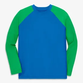 Long sleeve baseball rash guard