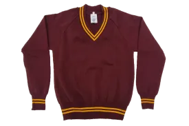 Longsleeve Striped Jersey - Botha Sigcau Maroon/Gold