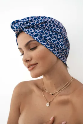 LOUVELLE - DAHLIA shower cap - Navy Portside