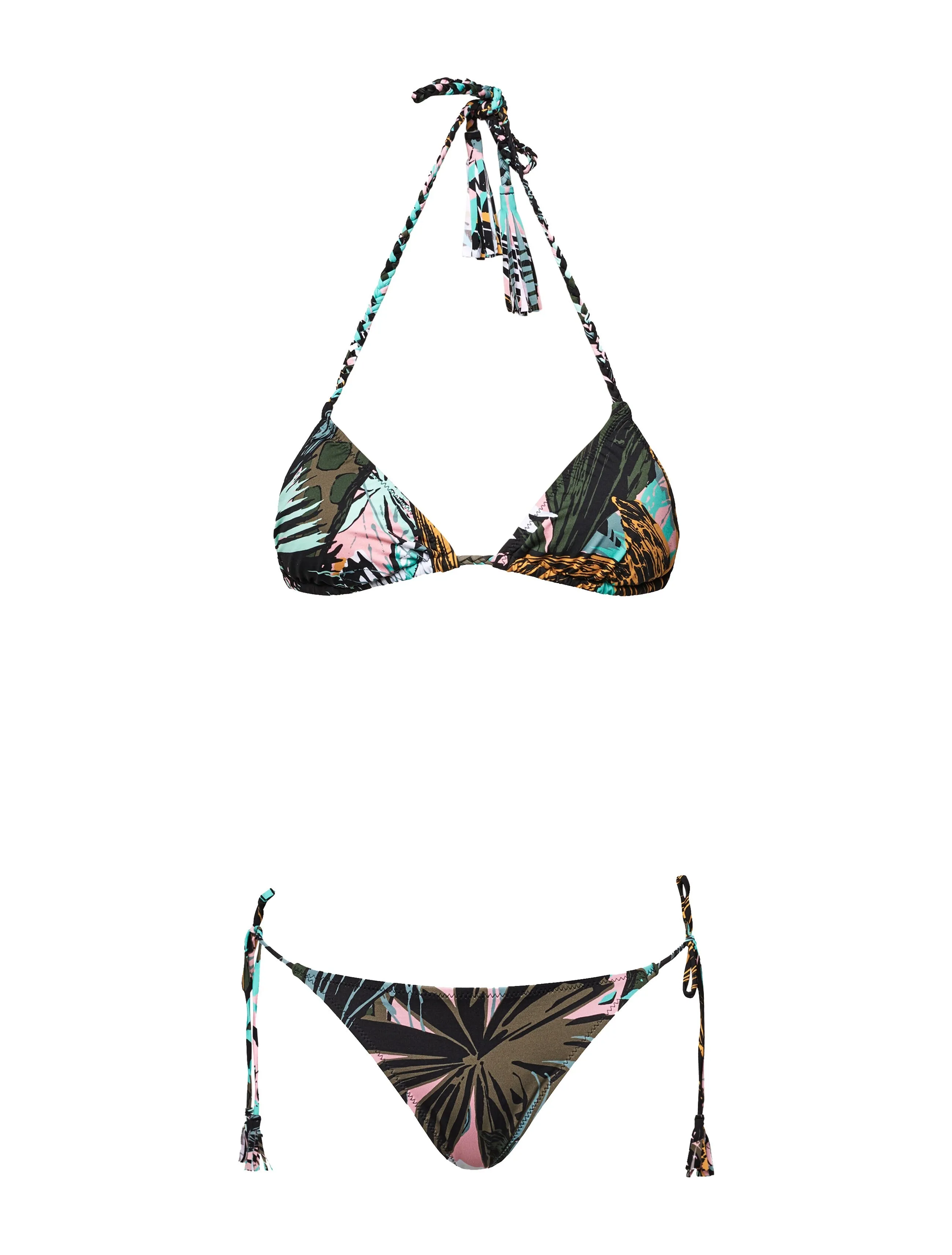 Maa Boo LaLa Land Braided Padded Triangle Bikini