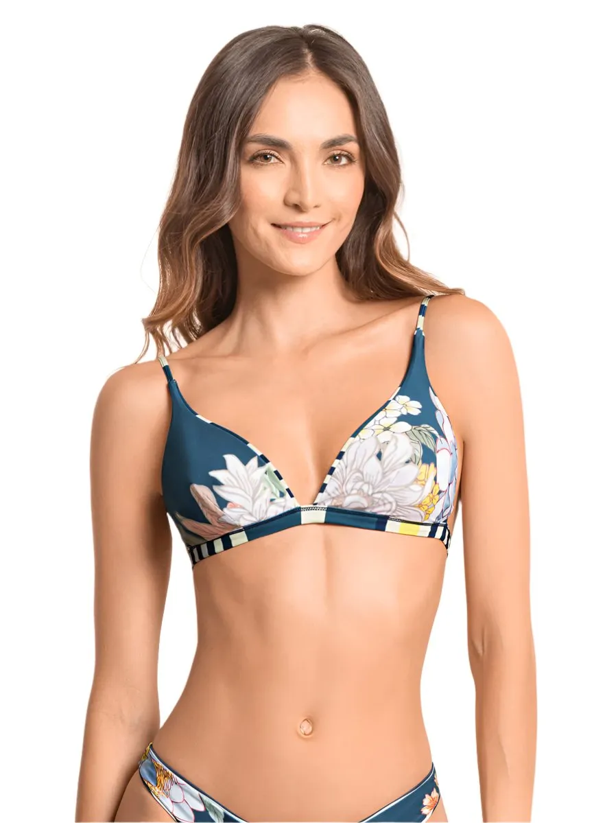 Maaji Barcode Livy Fixed Triangle Bikini Top