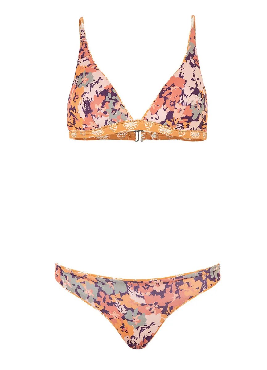 Maaji Batik Stamp Ivy Fixed Triangle Bikini Top