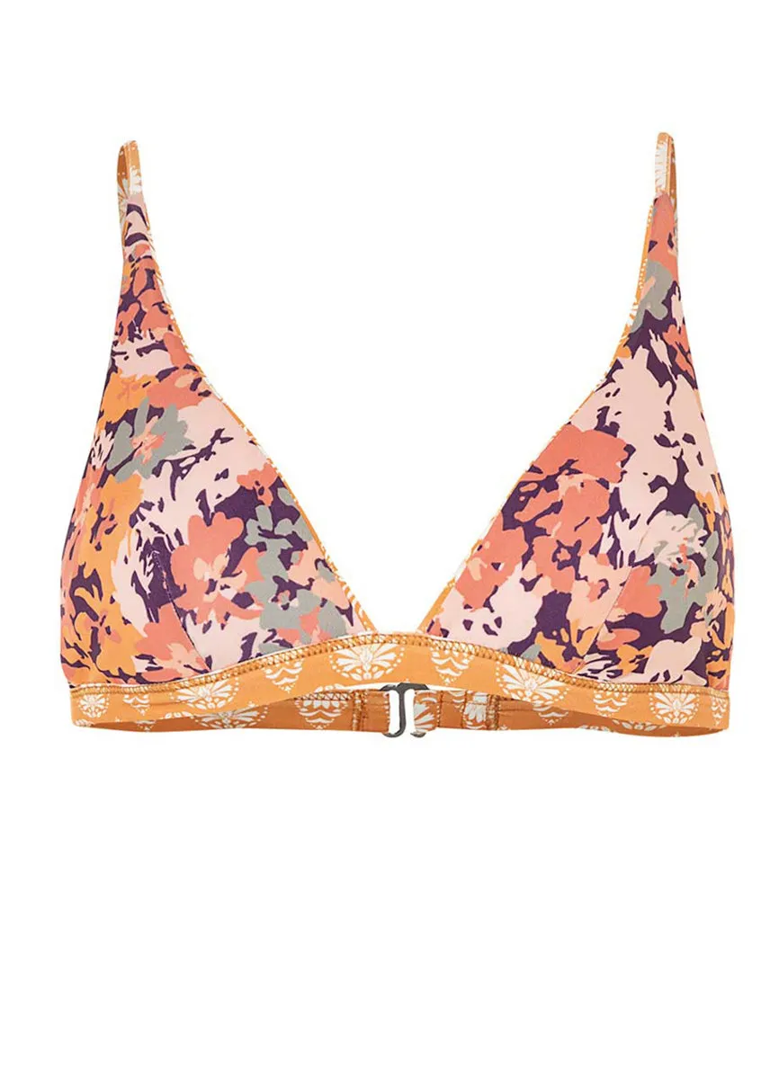 Maaji Batik Stamp Ivy Fixed Triangle Bikini Top