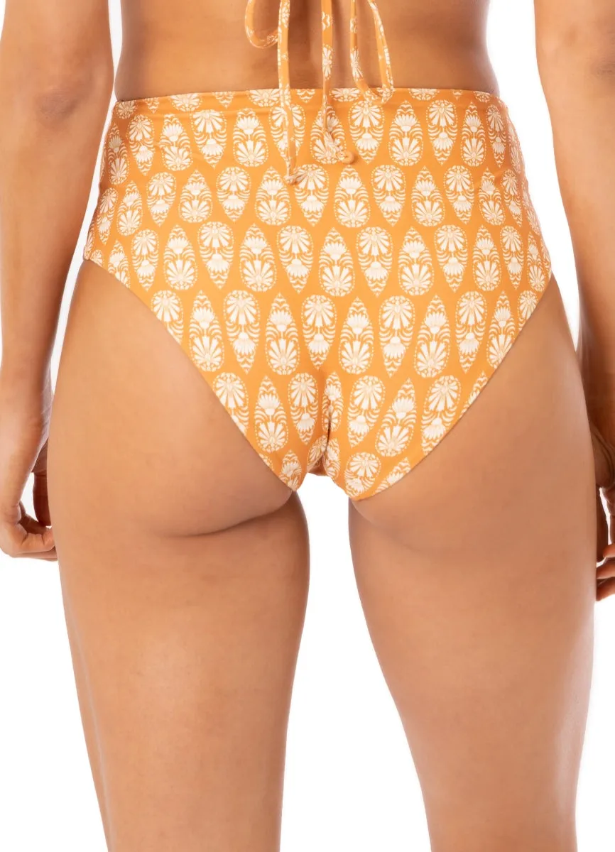 Maaji Batik Stamp Venus Mid Rise Bikini Bottom