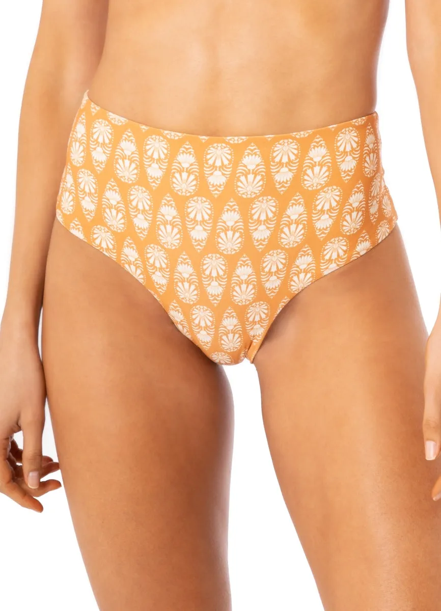 Maaji Batik Stamp Venus Mid Rise Bikini Bottom