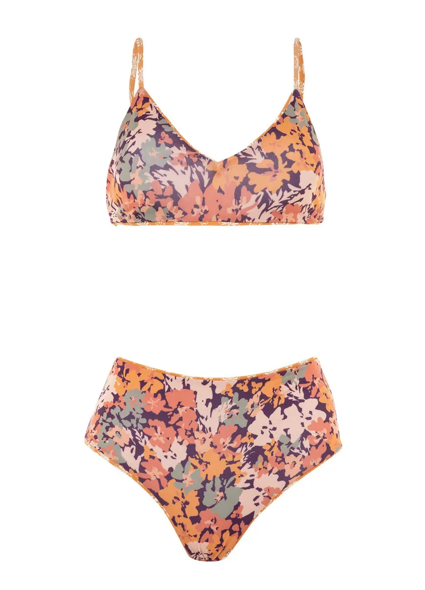 Maaji Batik Stamp Venus Mid Rise Bikini Bottom