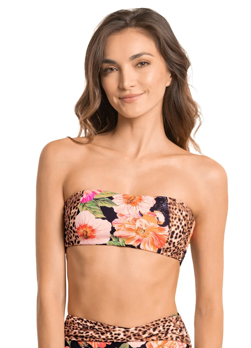 Maaji Catchy Mandolin Strapless Bandeau Bikini Top