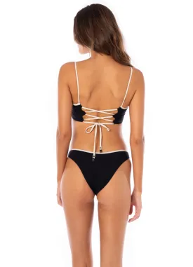 Maaji Midnight Ash Loren Regular Rise Thin Side Bikini Bottom