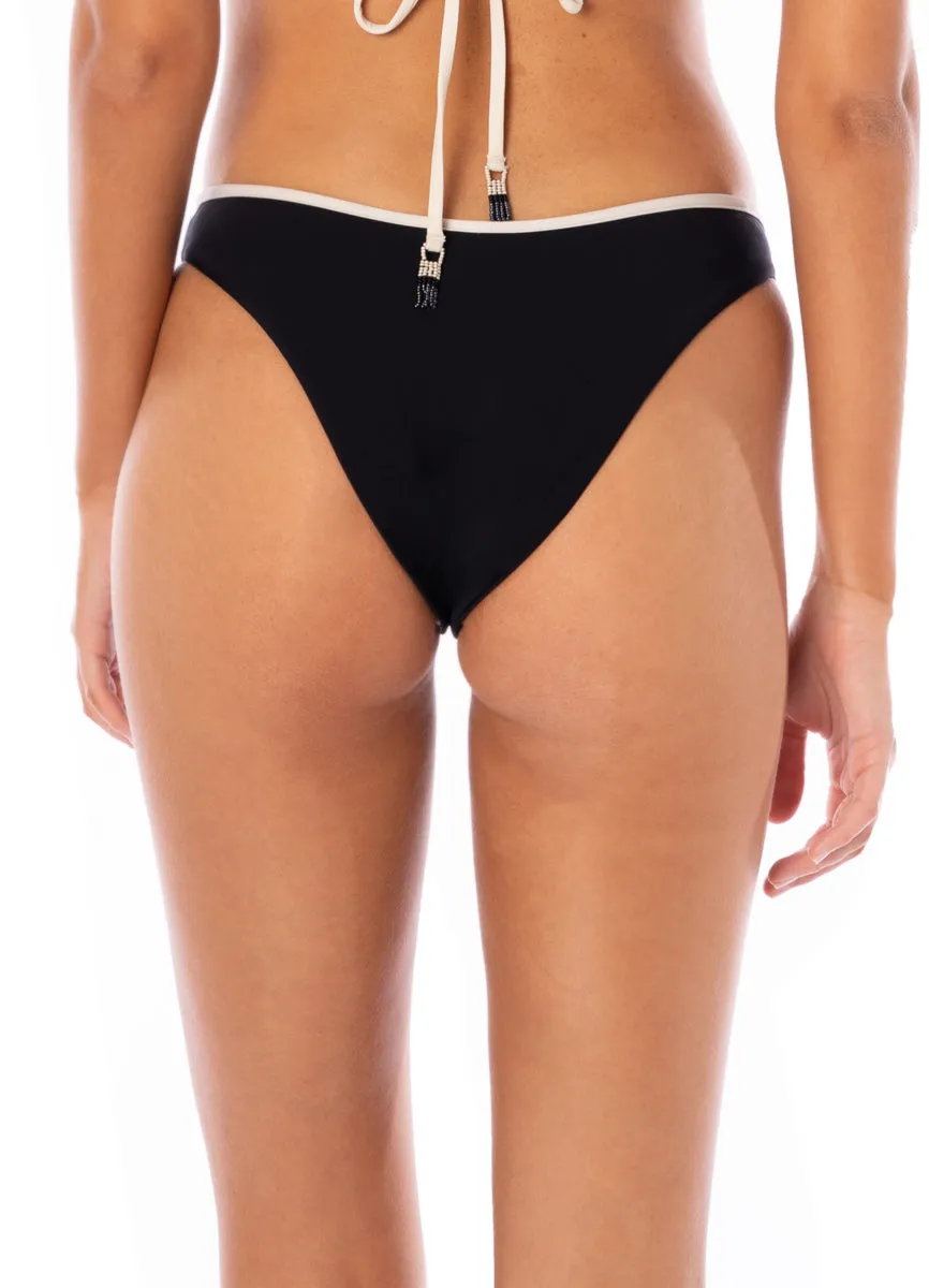 Maaji Midnight Ash Loren Regular Rise Thin Side Bikini Bottom