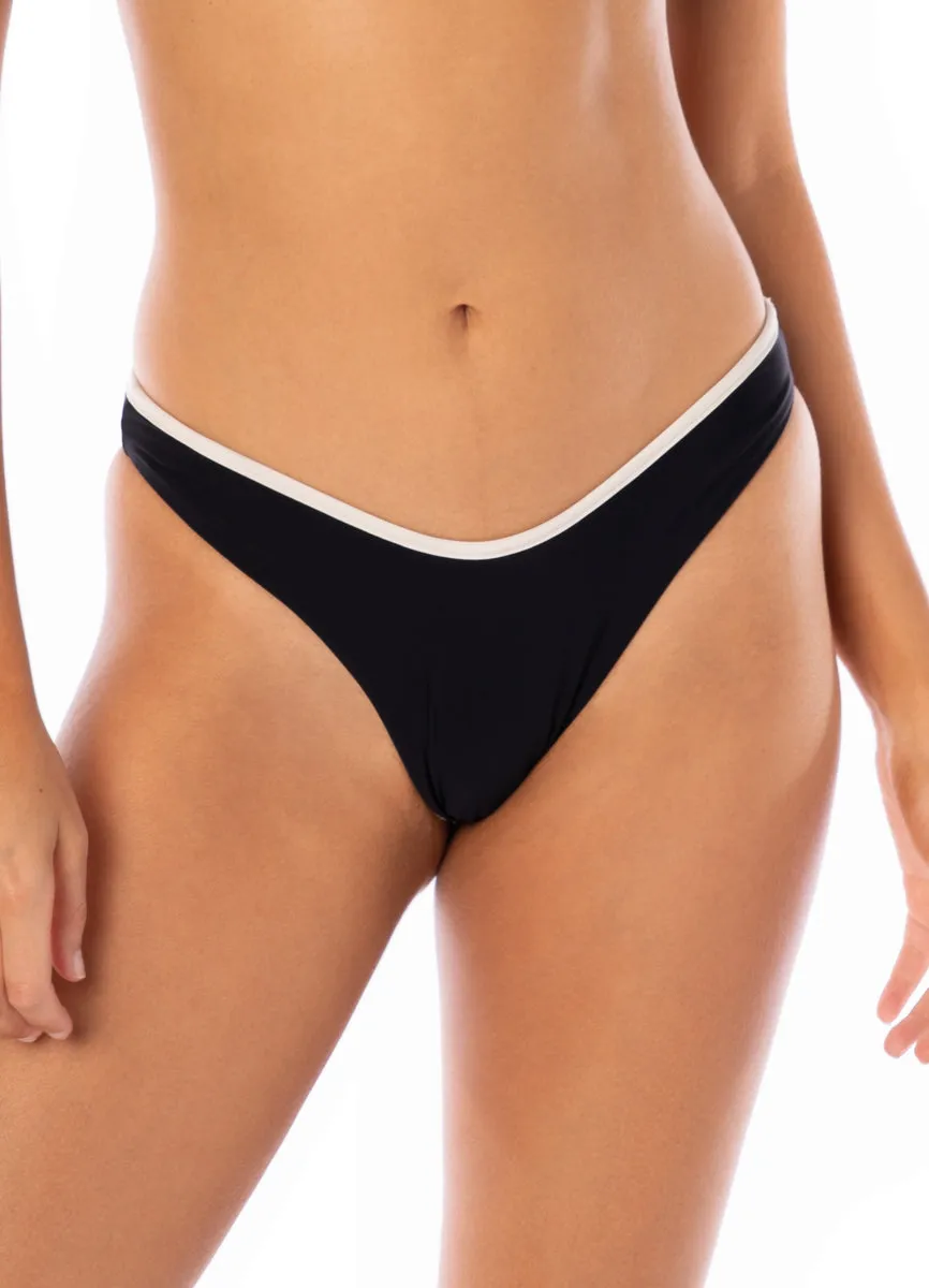 Maaji Midnight Ash Loren Regular Rise Thin Side Bikini Bottom