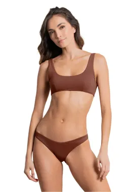 Maaji Moccachino Mirach Sporty Bralette Bikini Top