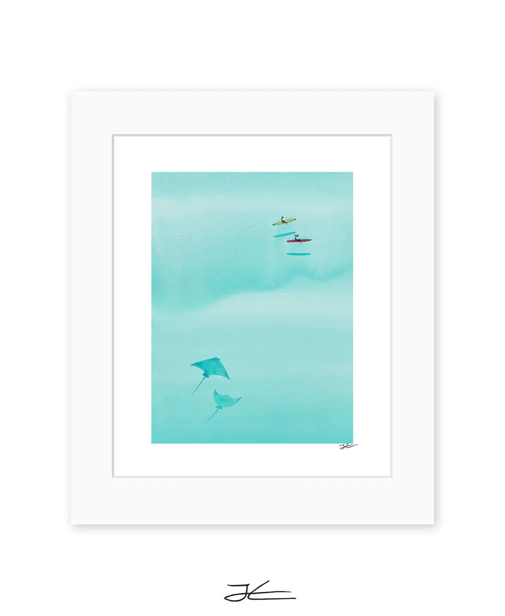 Manta Friends - Print/ Framed Print