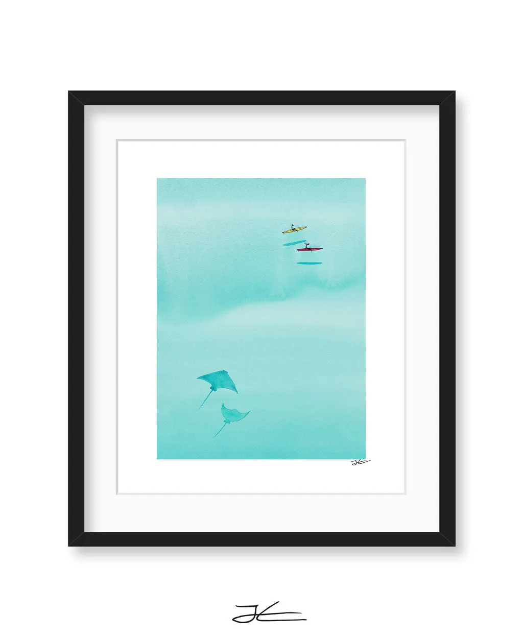 Manta Friends - Print/ Framed Print