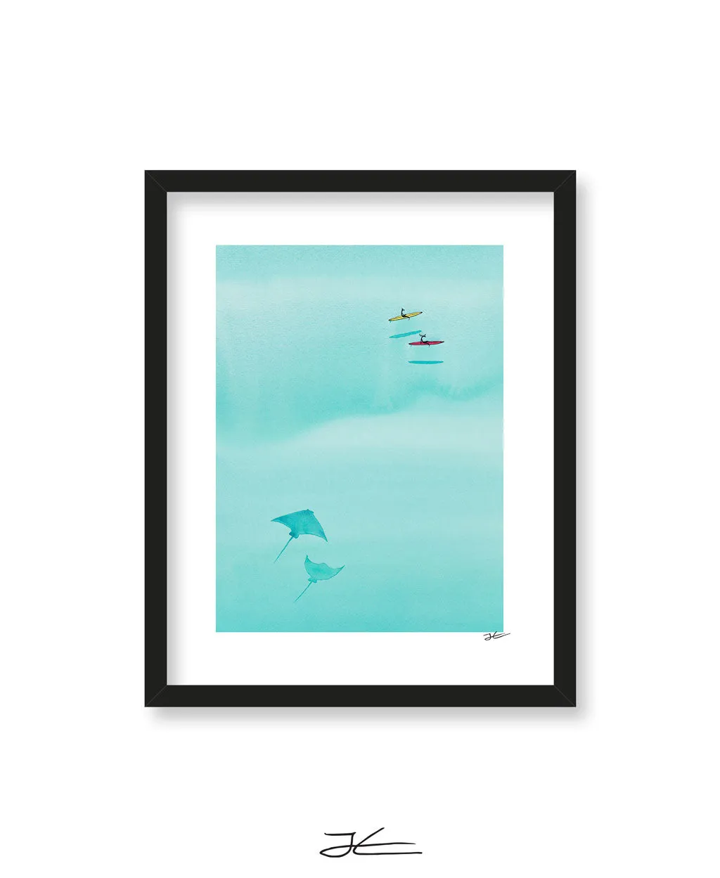 Manta Friends - Print/ Framed Print