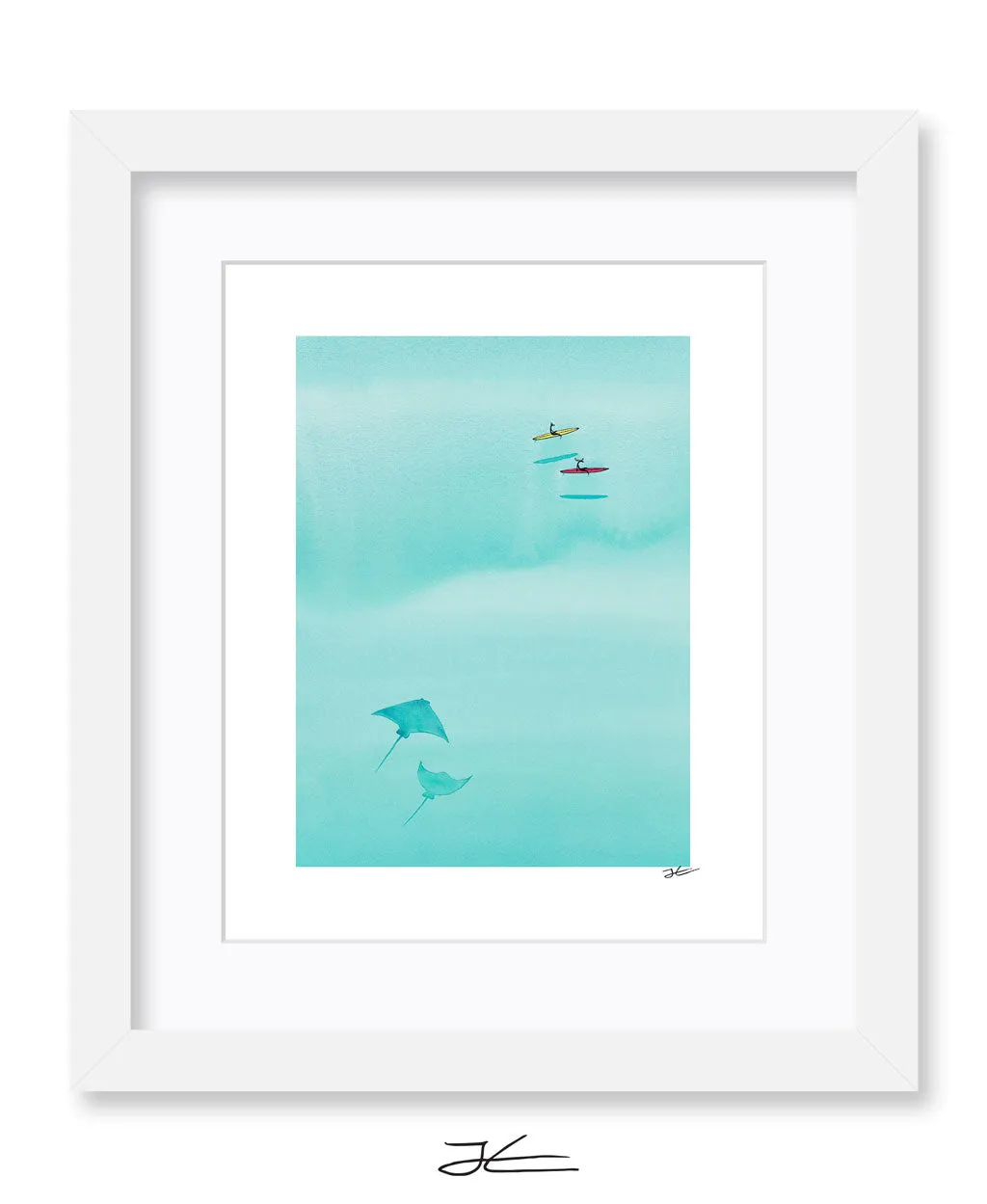 Manta Friends - Print/ Framed Print