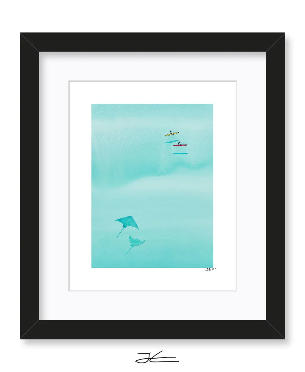 Manta Friends - Print/ Framed Print