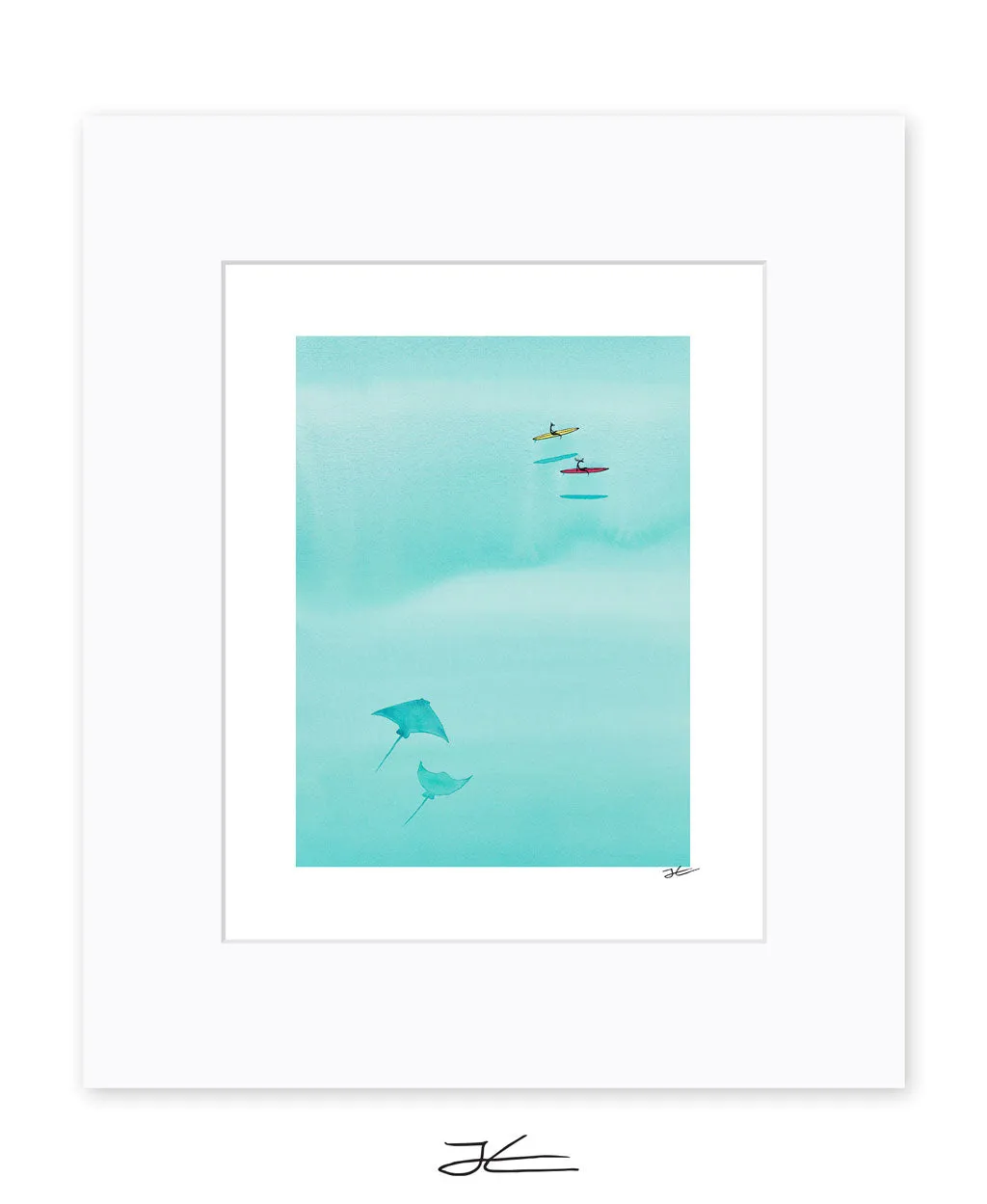 Manta Friends - Print/ Framed Print