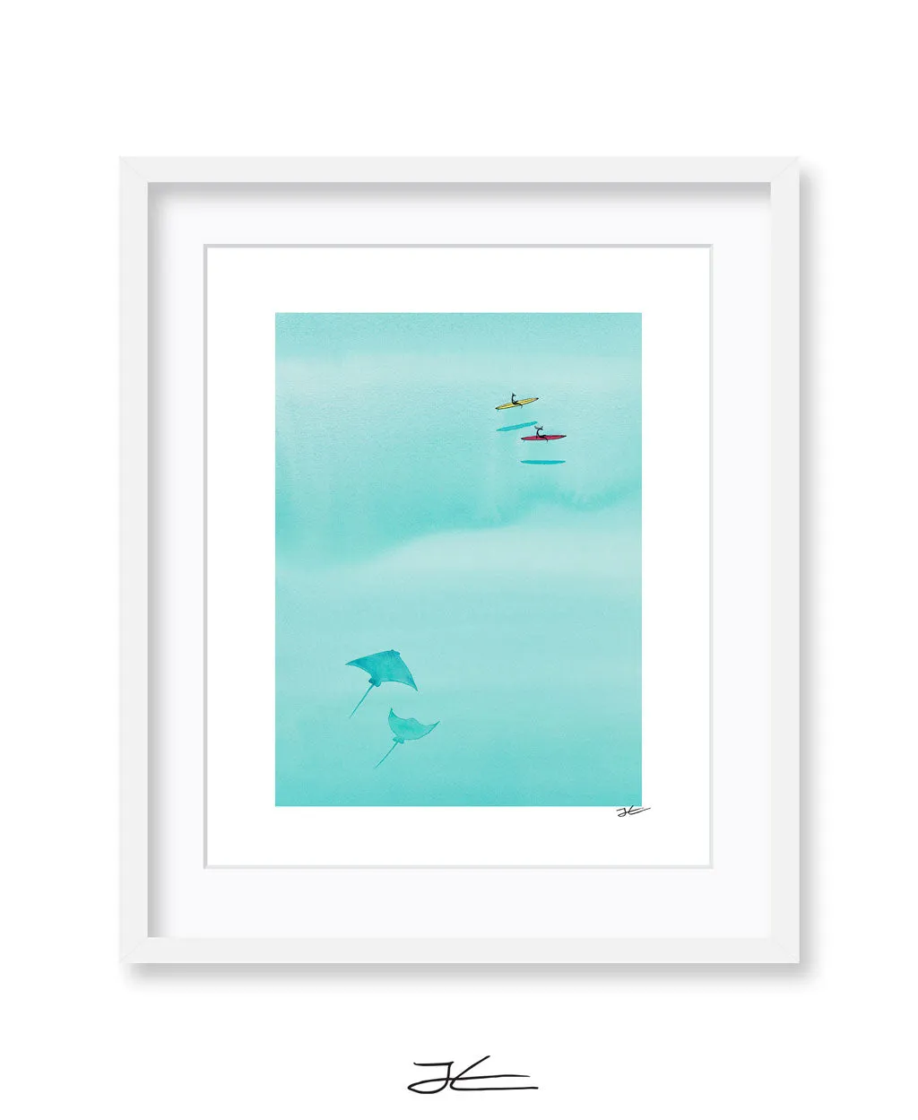 Manta Friends - Print/ Framed Print