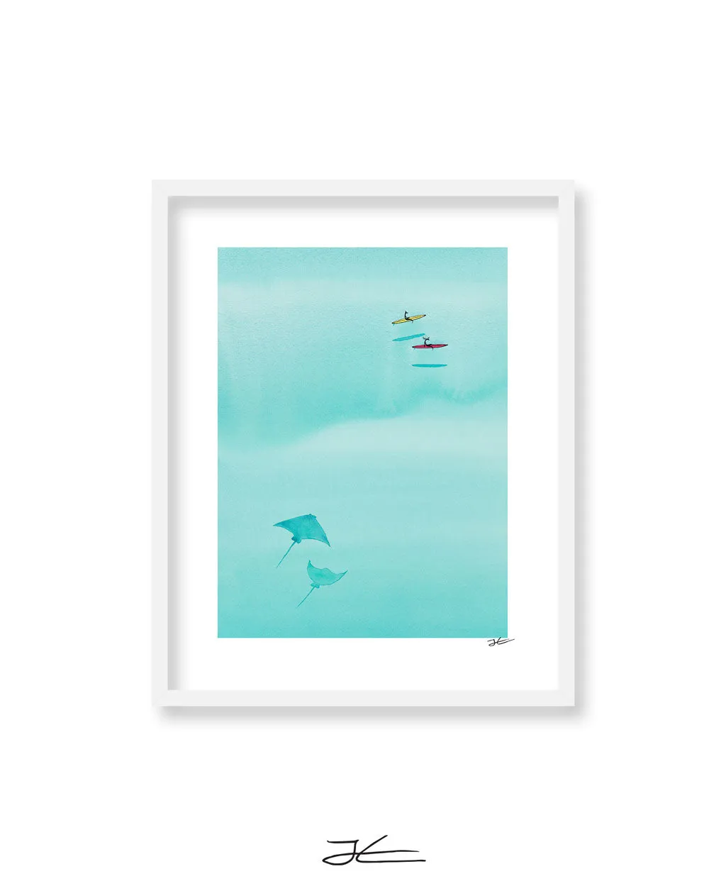 Manta Friends - Print/ Framed Print