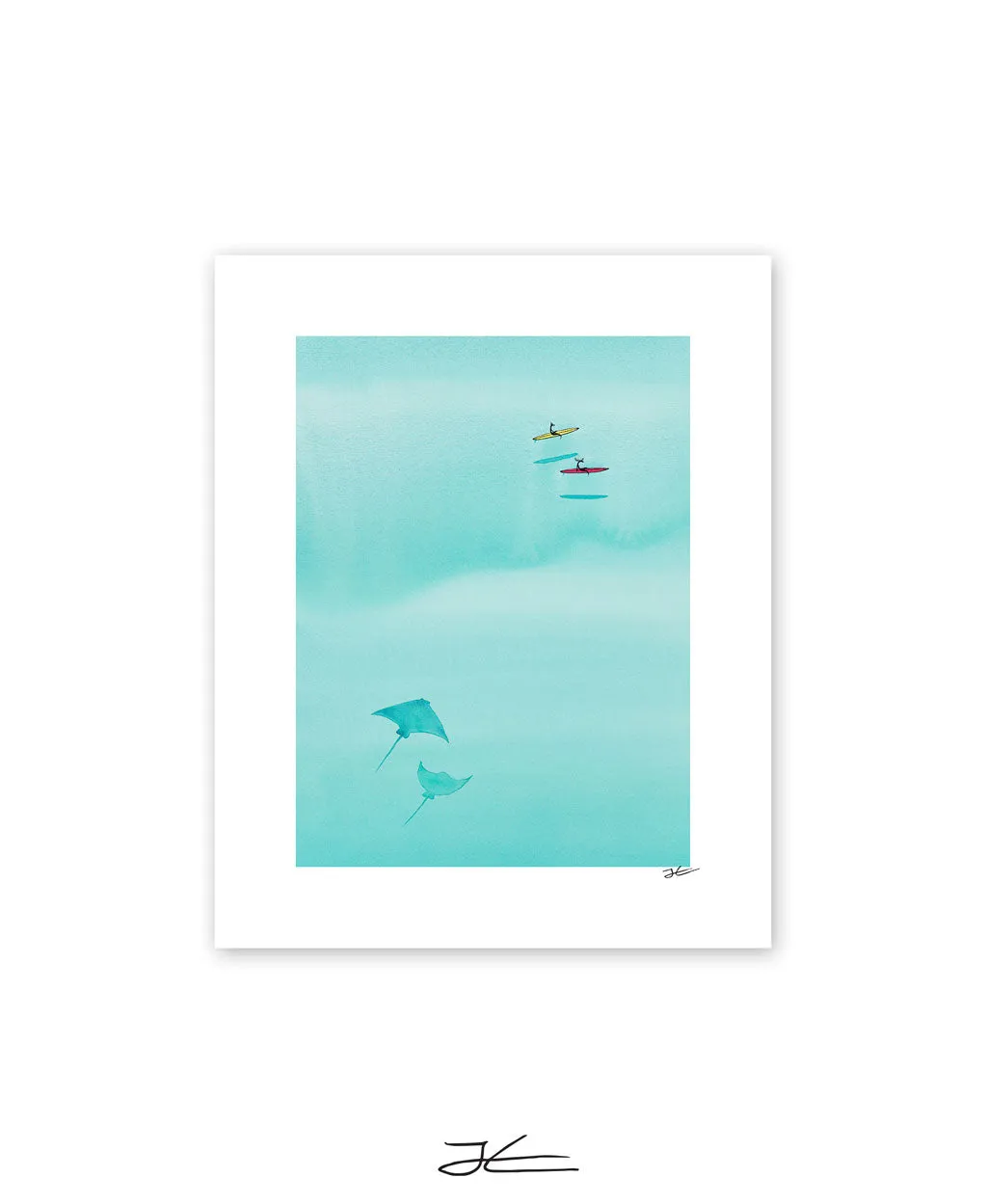 Manta Friends - Print/ Framed Print