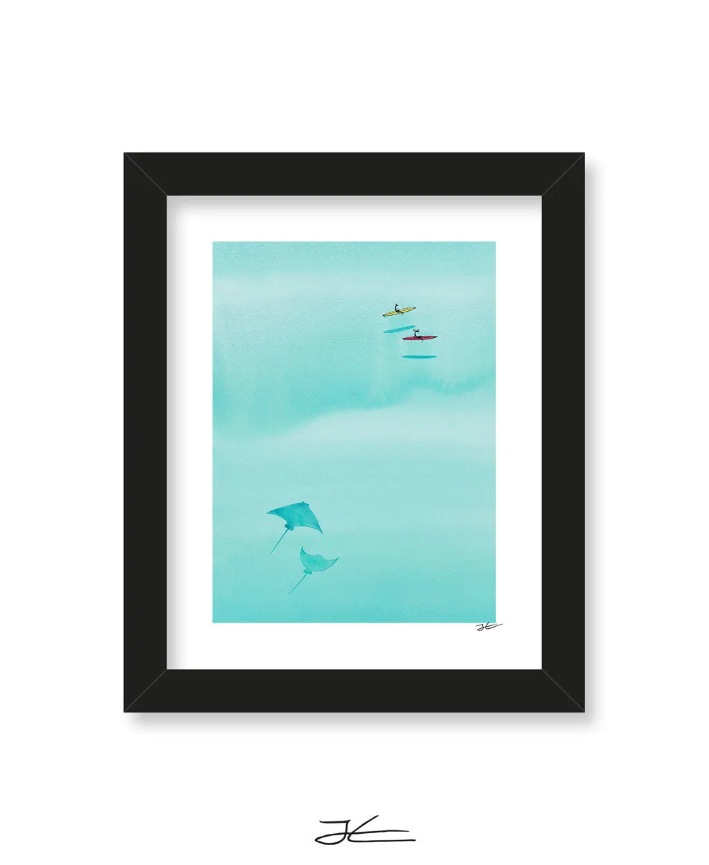 Manta Friends - Print/ Framed Print