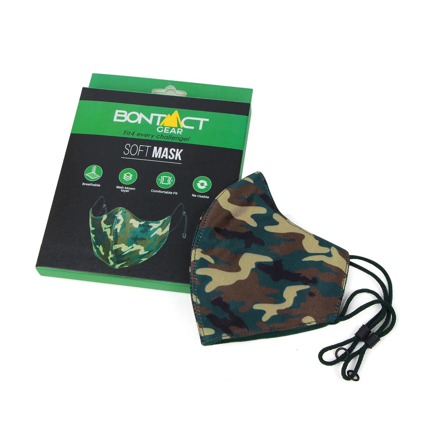 Men's camouflage mask - Pack of 1