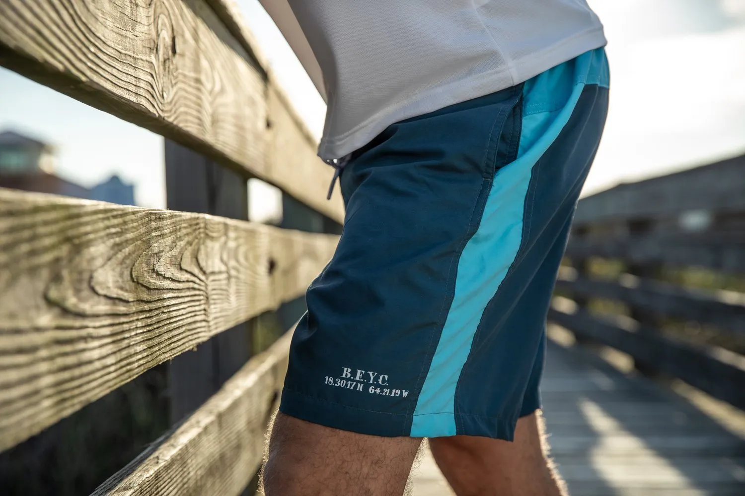 Men's Colorblock Swim Trunks