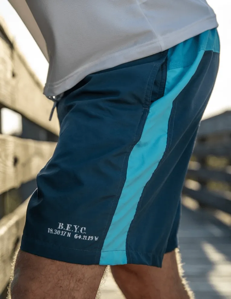 Men's Colorblock Swim Trunks