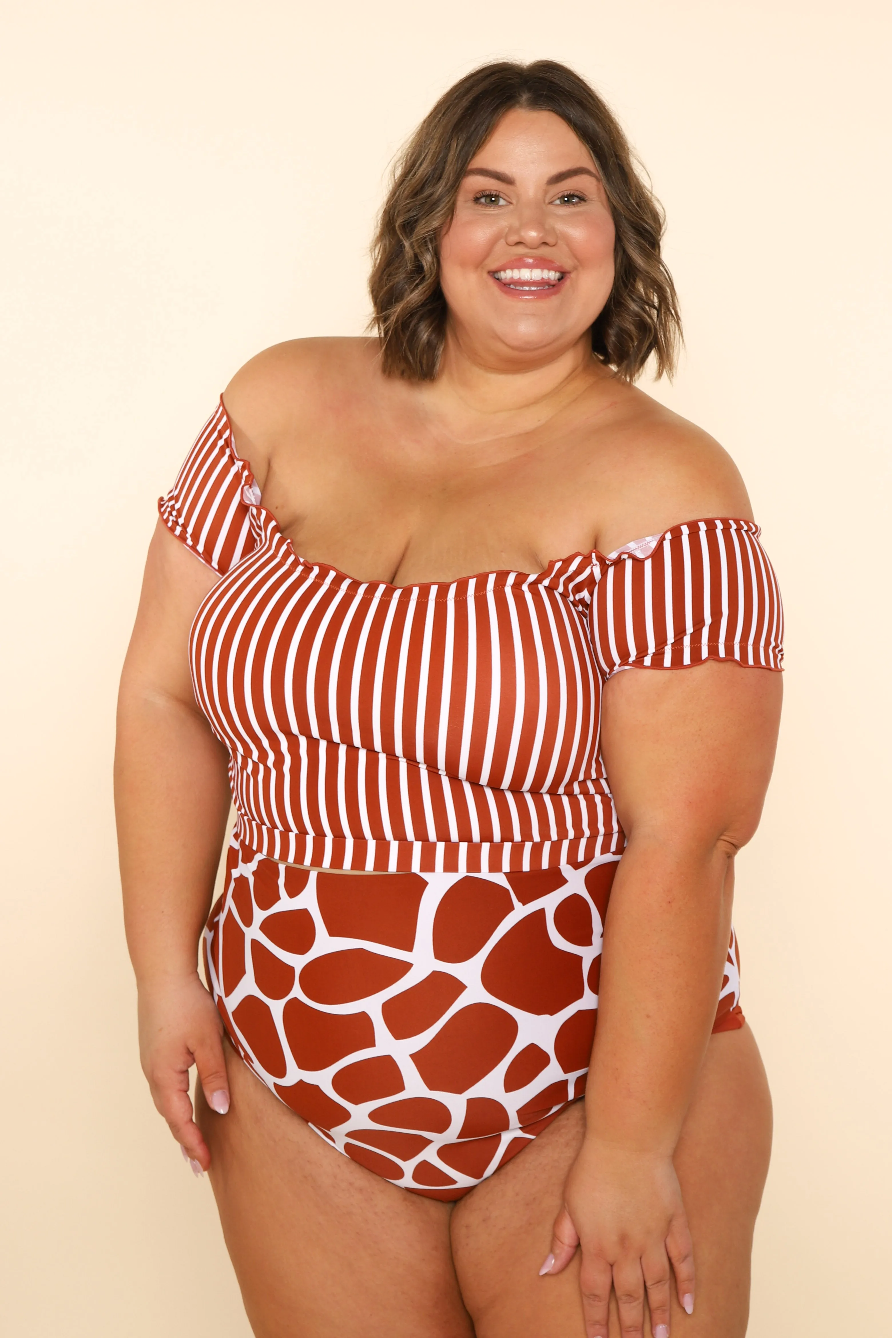 Mo'orea Top | Sienna Stripes | Final Sale