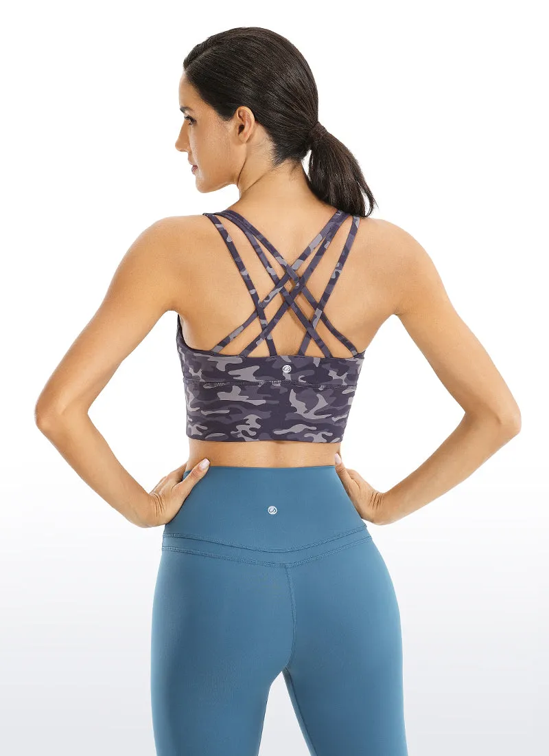 Nakedfeel Longline Bra Strappy Back