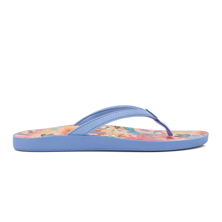 OLUKAI WOMENS PUAWE BLUE FLOWER (50% OFF FINAL SALE)