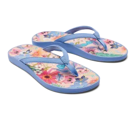 OLUKAI WOMENS PUAWE BLUE FLOWER (50% OFF FINAL SALE)