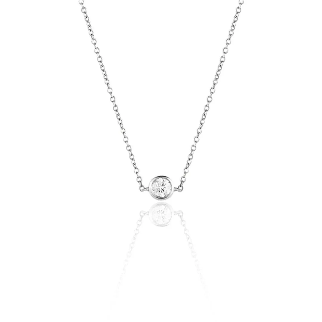 One Diamond Necklace