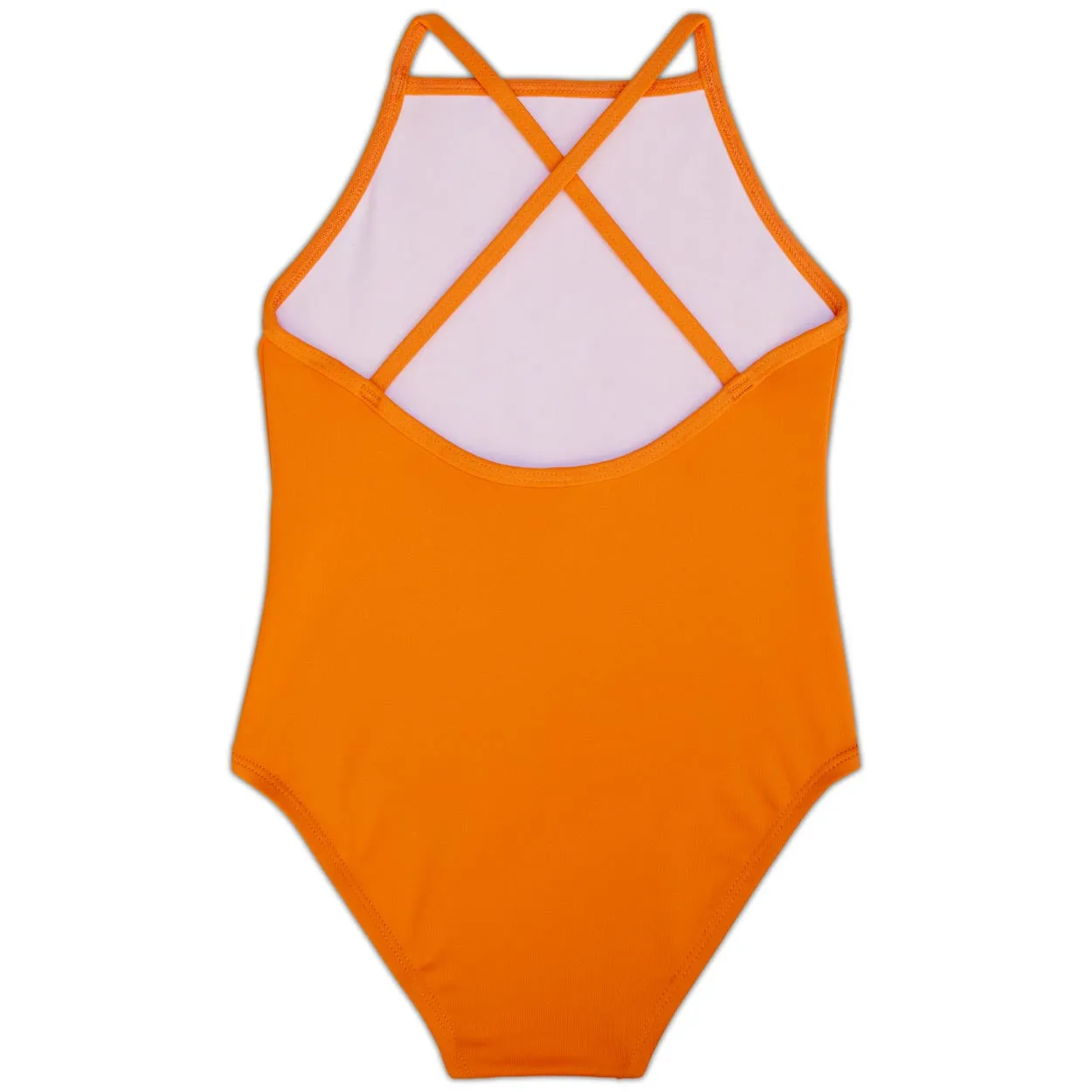 Orange Girls' Swimsuit UPF 50 