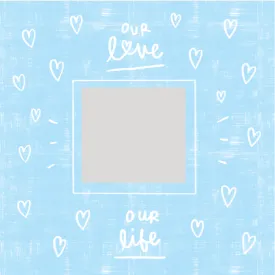 Our Love Our Life - Blue - Medium