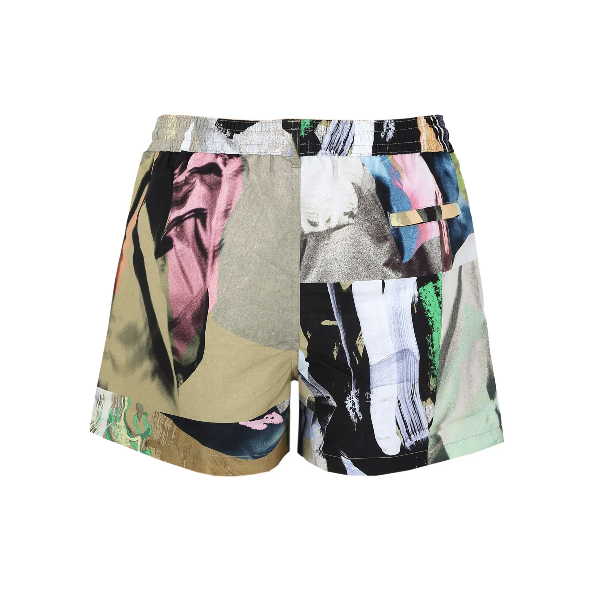 Paul Smith Collage Swim Short in Slate