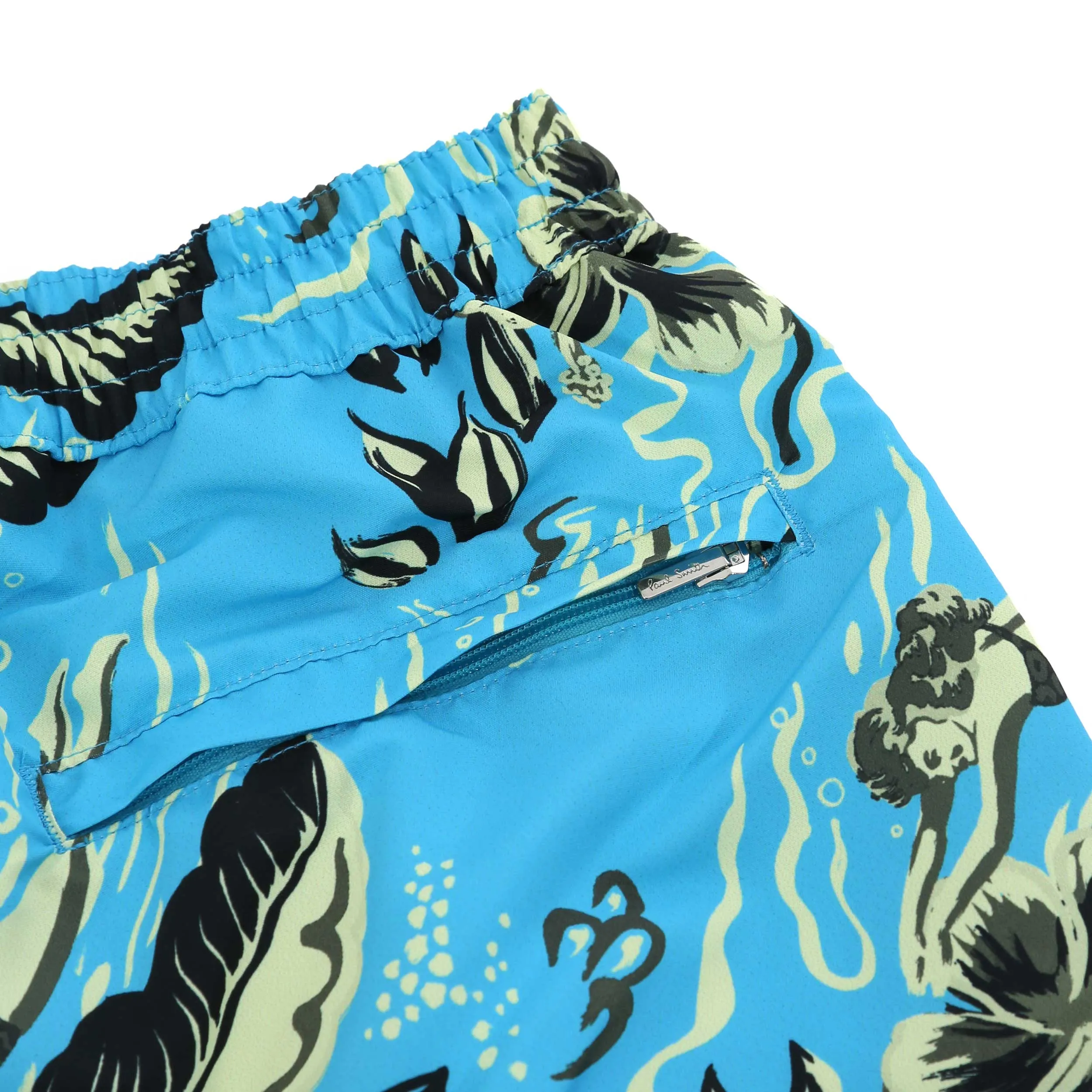 Paul Smith Hawaii DVR Swim Short in Sky Blue