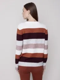 Plushy Striped Sweater