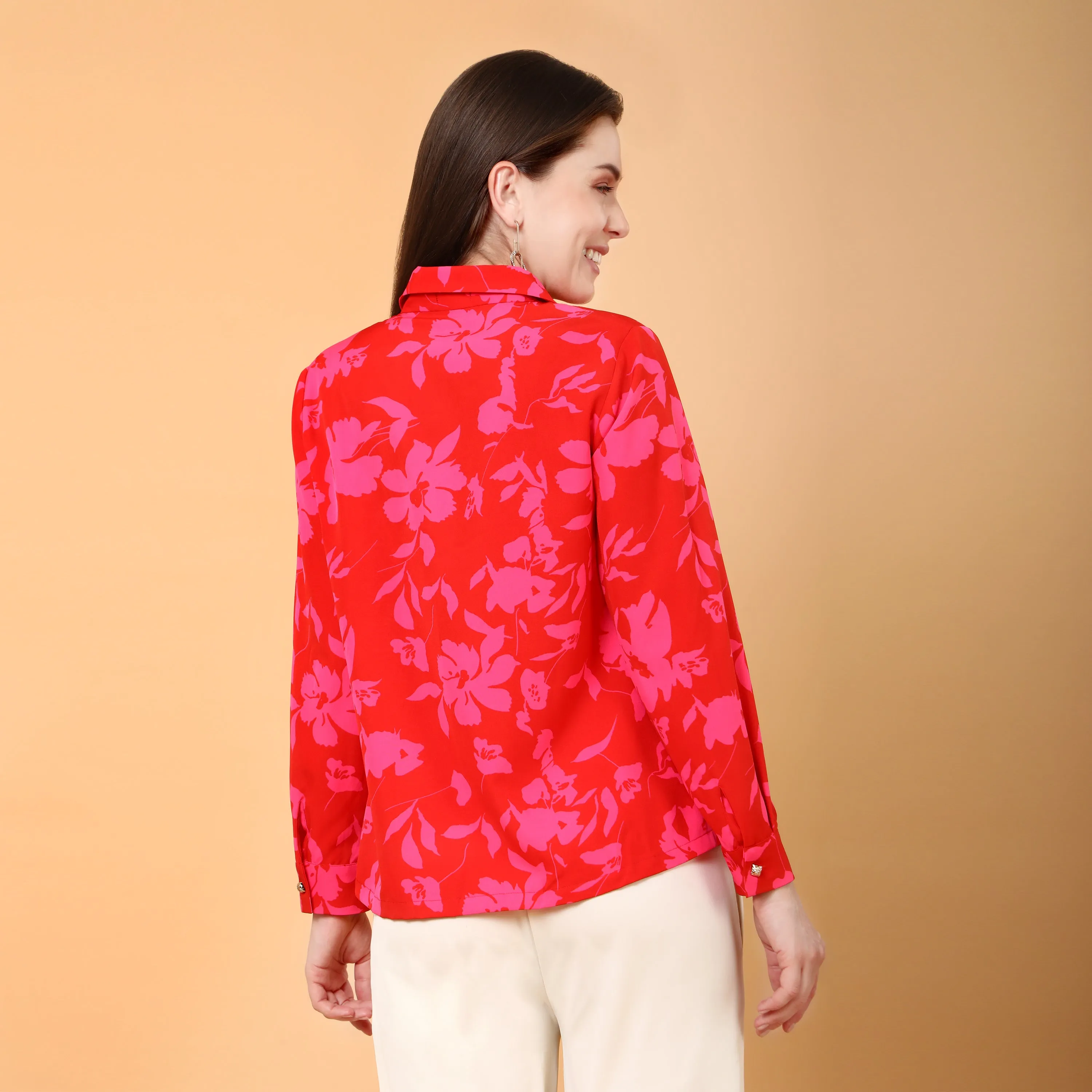 Poppy printed shirt