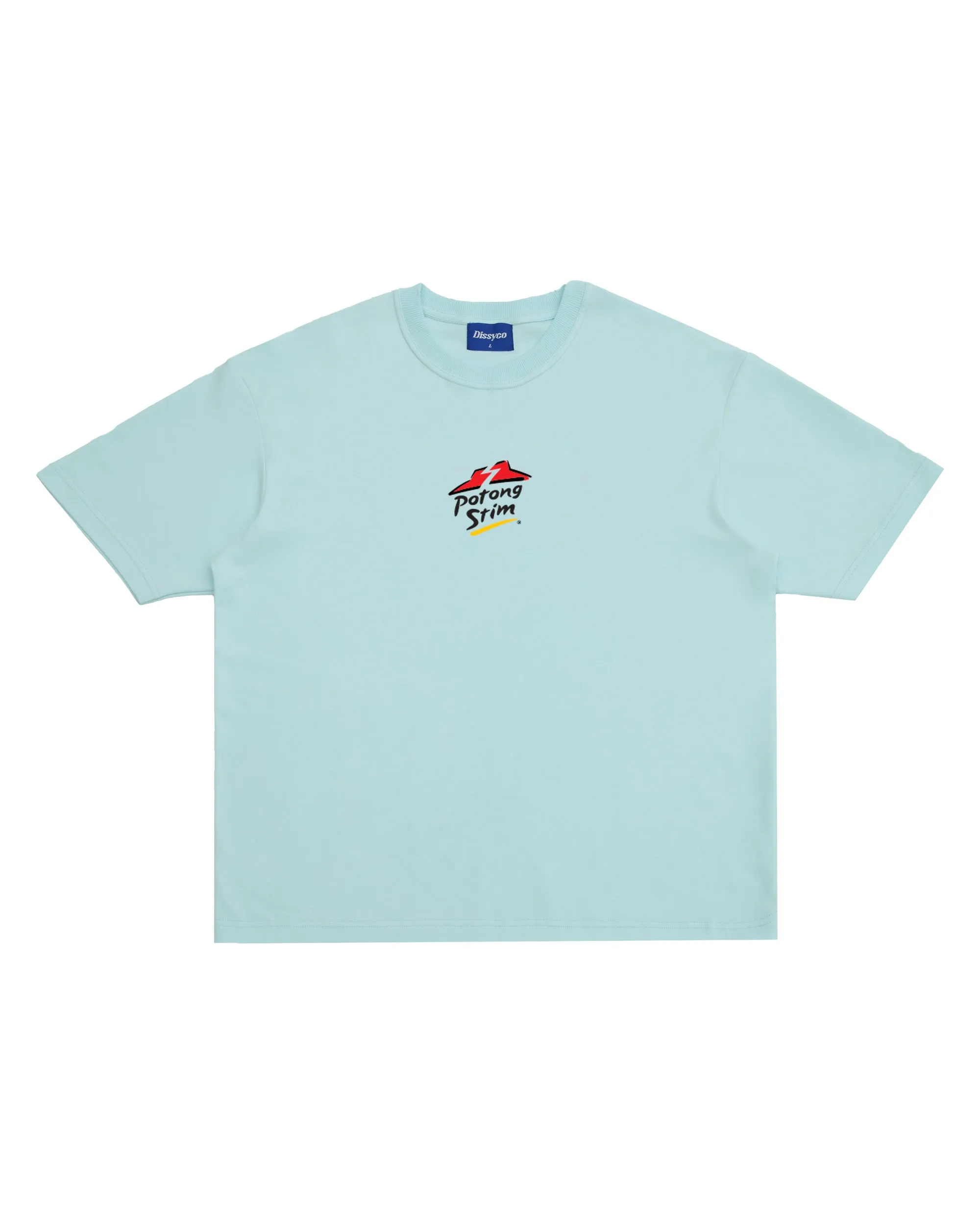 POTONG STIM TEE (WHITE,LIGHT BLUE)