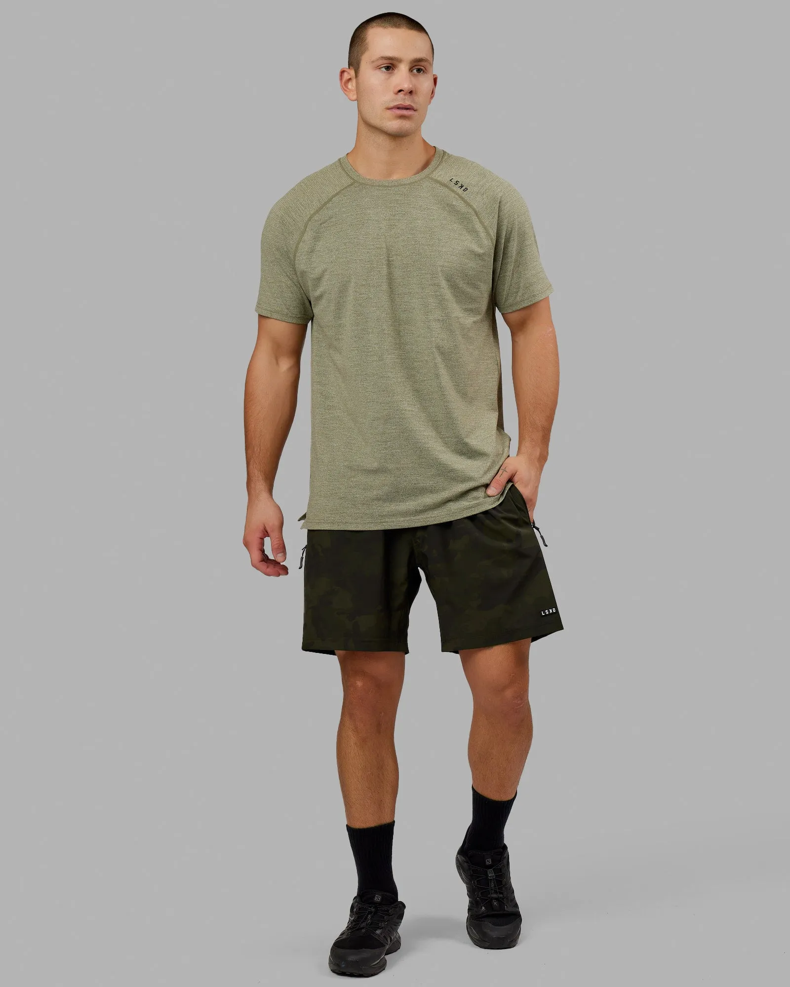 Rep 7'' Performance Short - Dark Olive Camo