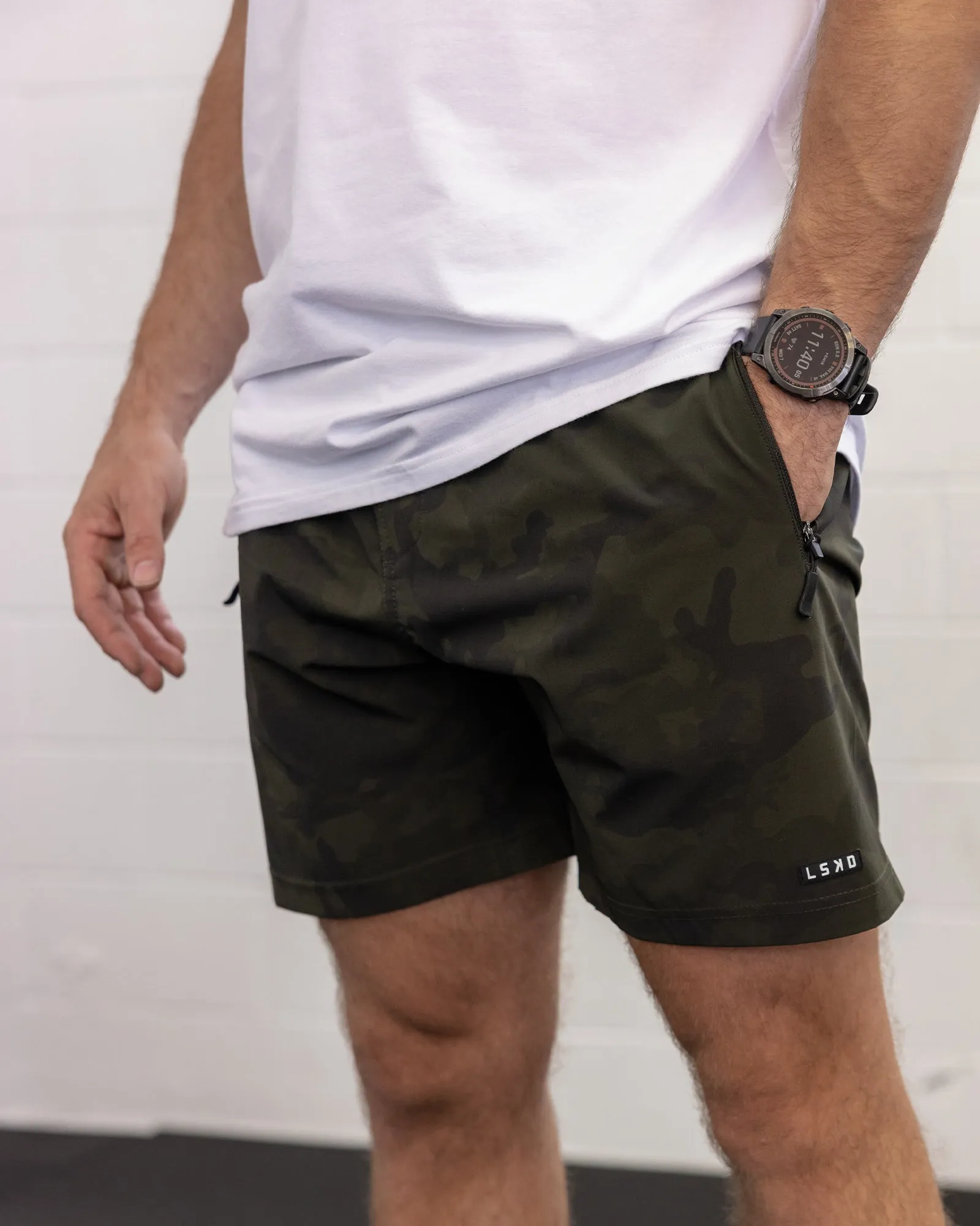 Rep 7'' Performance Short - Dark Olive Camo