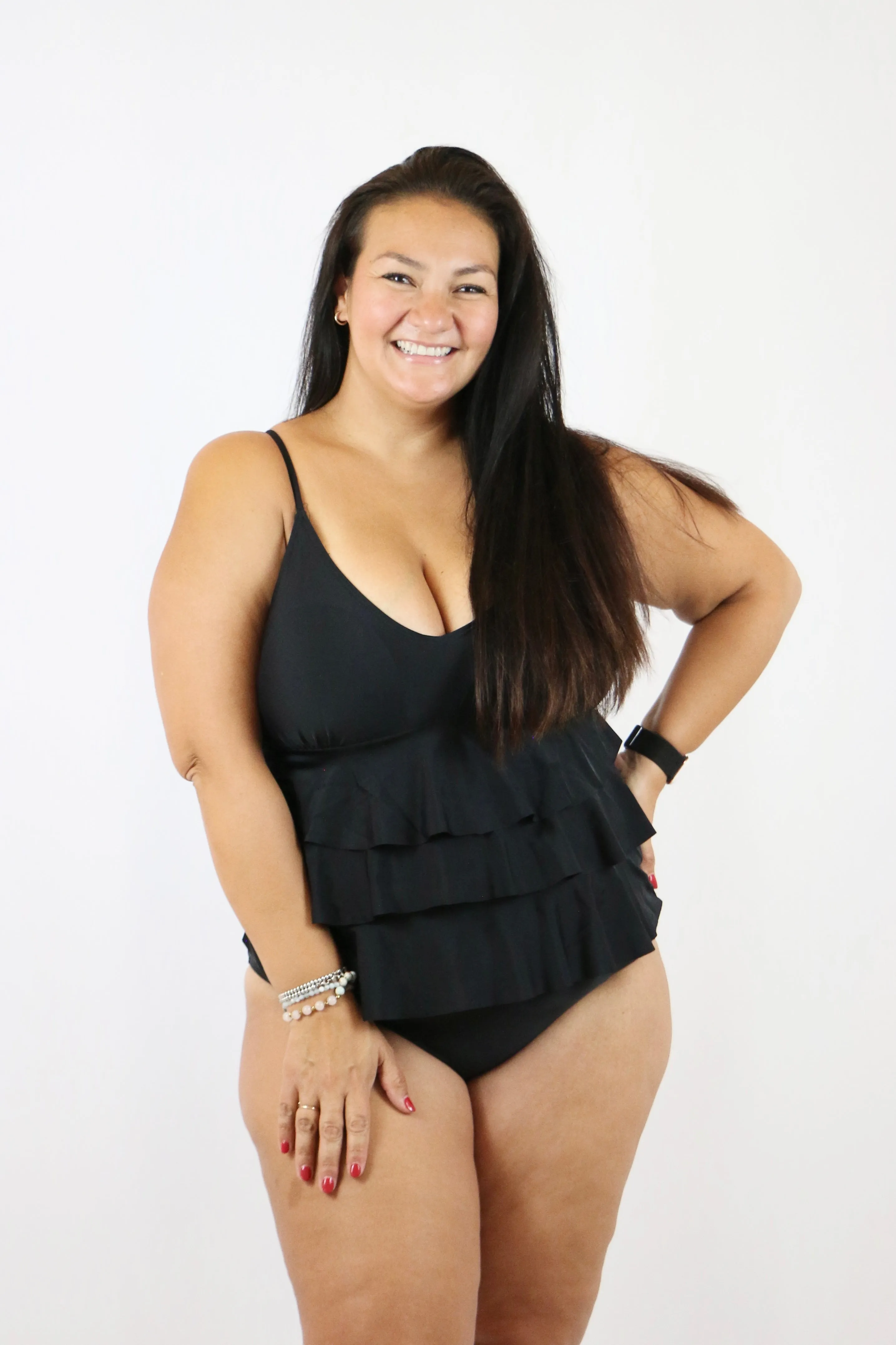 Seaside Tankini Top - Black