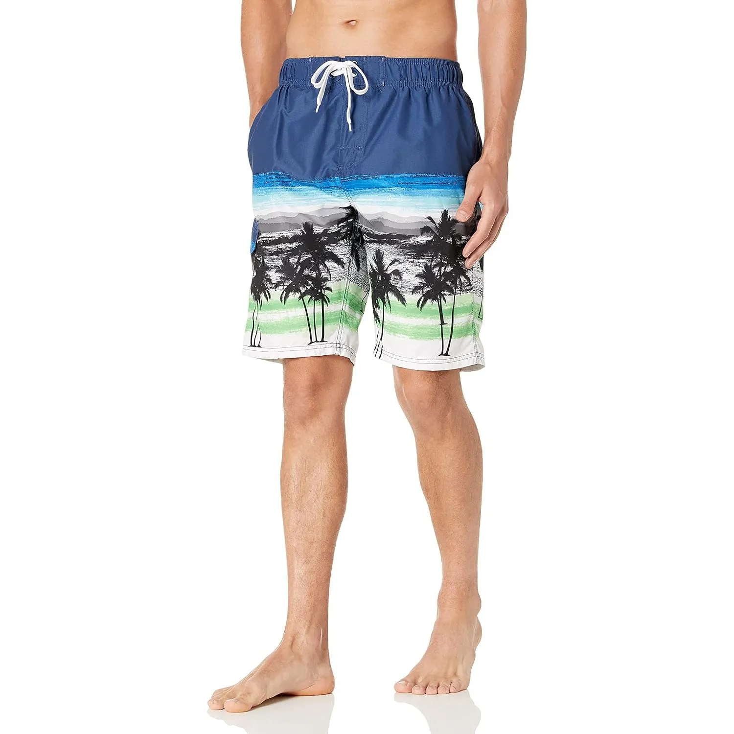 Side Pockets Swim Trunks