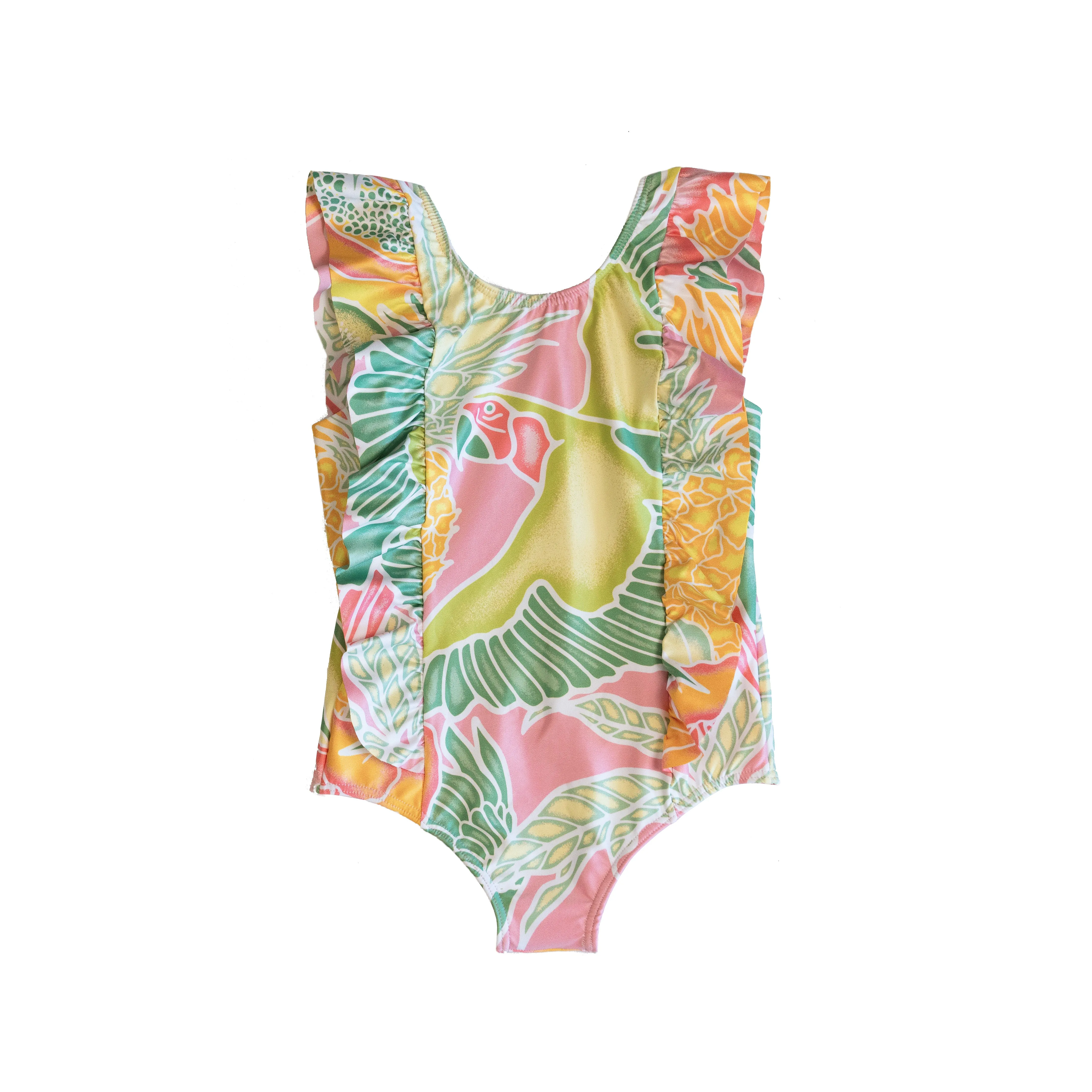 The Bahamas - Girls Ruffle One Piece UPF 50 