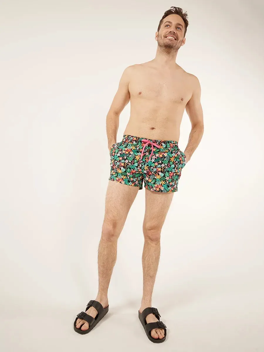 The Bloomerangs 4" (Lined Classic Swim Trunk)