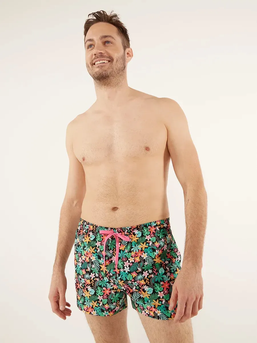 The Bloomerangs 4" (Lined Classic Swim Trunk)