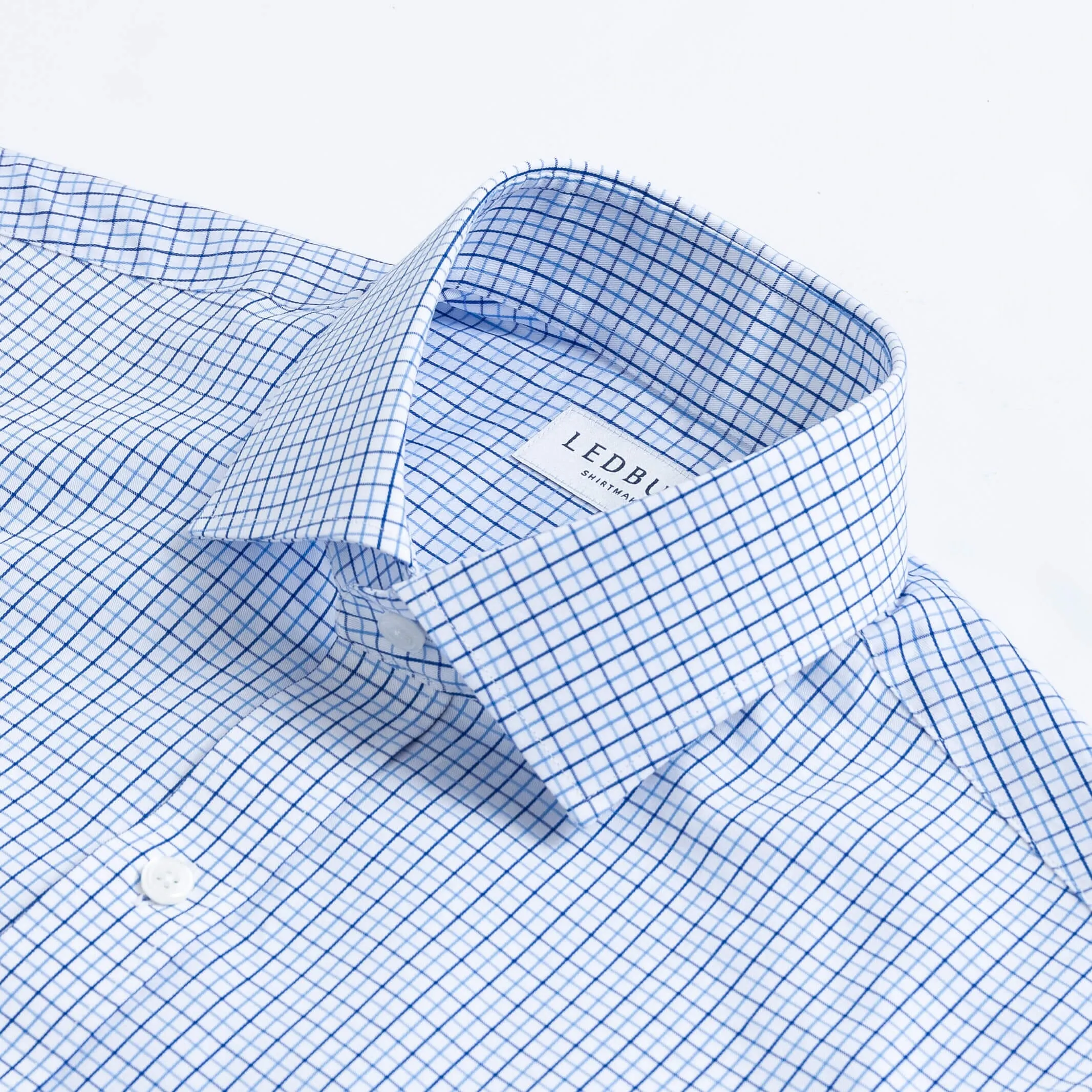 The Blue Hughes Check Custom Shirt