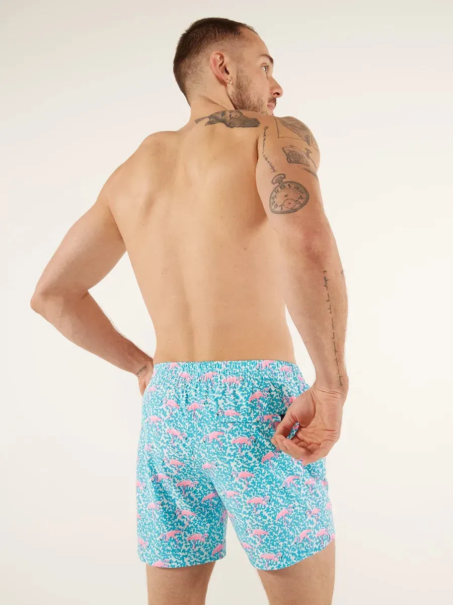 The Domingos Are For Flamingos 5.5" (Classic Swim Trunk)