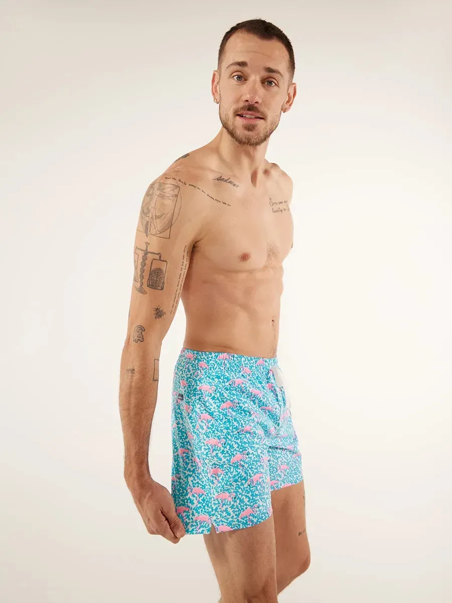 The Domingos Are For Flamingos 5.5" (Classic Swim Trunk)